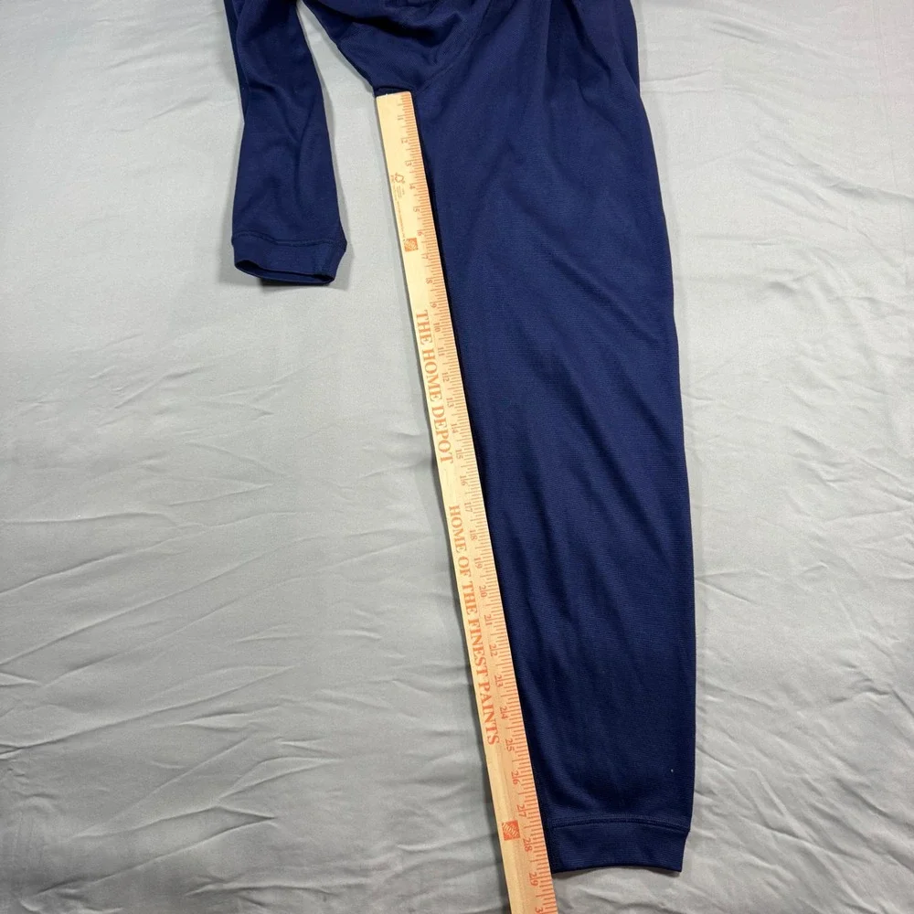 Patagonia Capilene Midweight Thermal Base Layer Pants Mens L Blue Made in USA